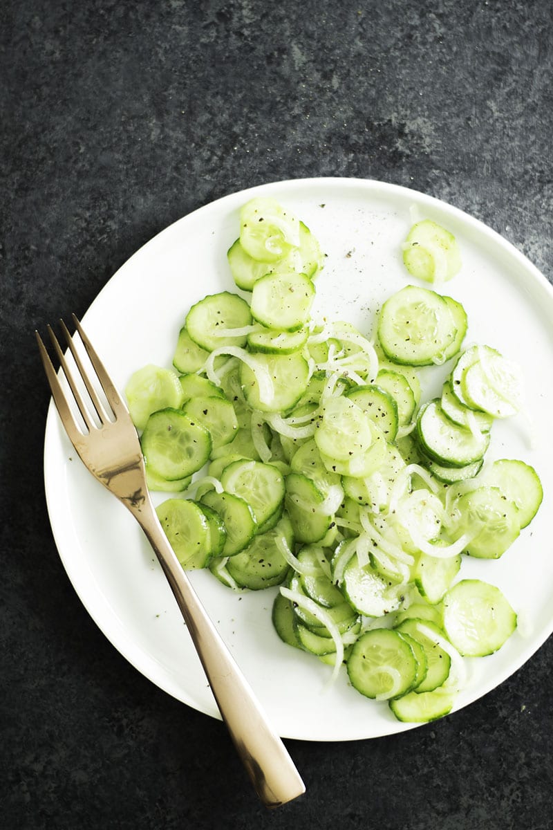 Quick Cucumber Salad Recipe - Sarcastic Cooking