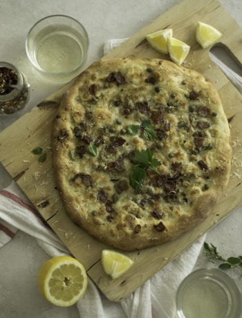 Bacon and Clam White Pizza | Sarcastic Cooking