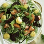 Beet, Strawberry, and Fried Mozzarella Salad