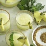 Charred Pineapple Frozen Margaritas