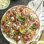 Marinated Tomato and Feta Salad
