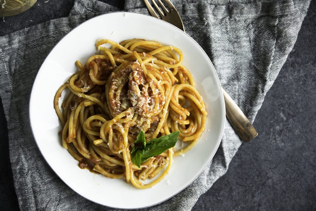 one pot bucatini all' amatriciana | sarcastic cooking