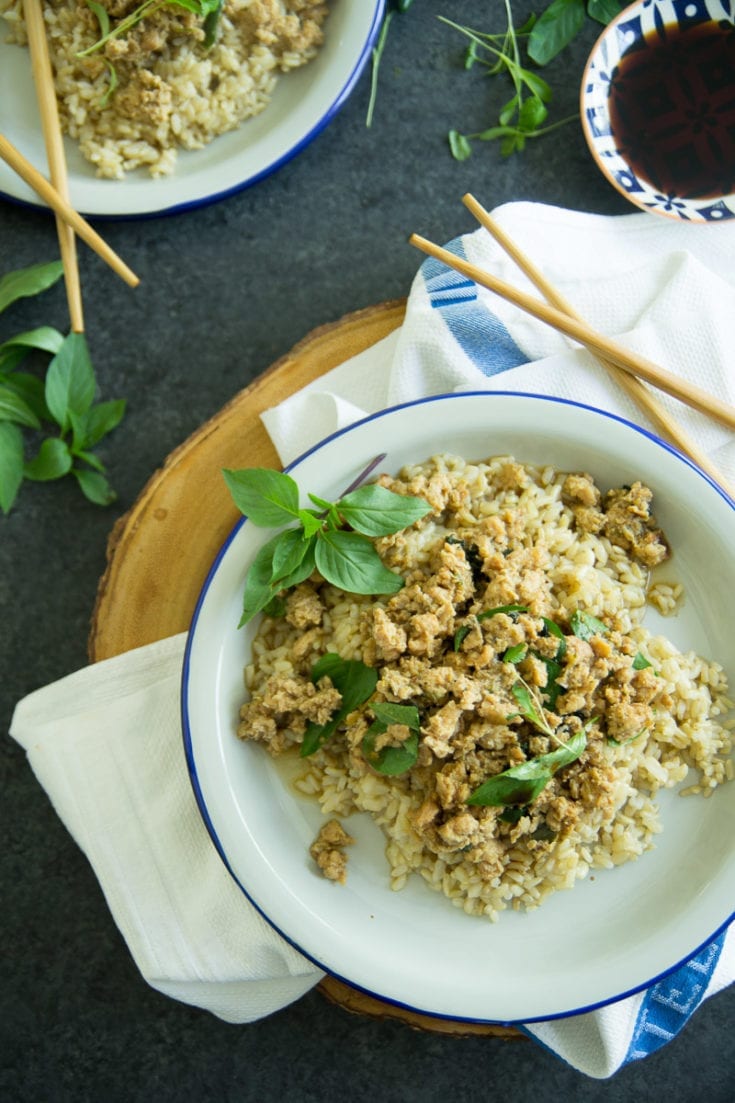 Instant Pot Thai Basil Chicken Sarcastic Cooking