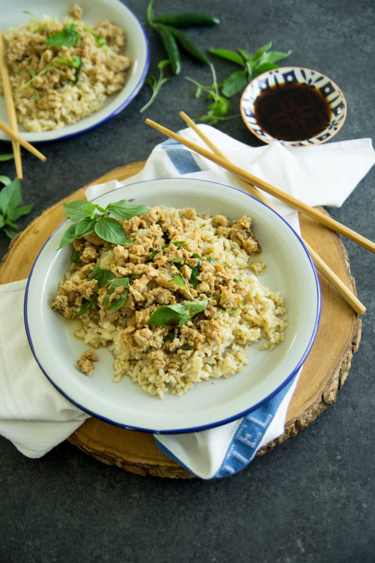 Instant Pot Thai Basil Chicken Sarcastic Cooking