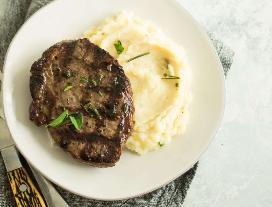 rosemary garlic butter grilled steaks | sarcastic cooking 