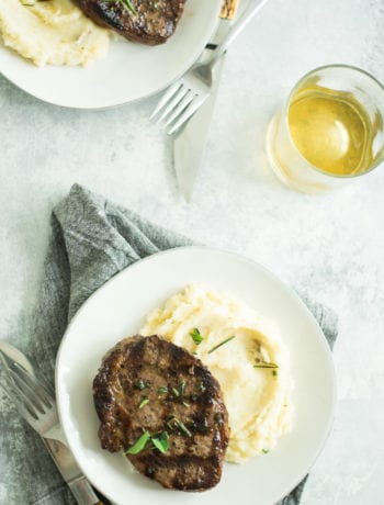 rosemary garlic biutter grilled steaks - sarcastic cooking