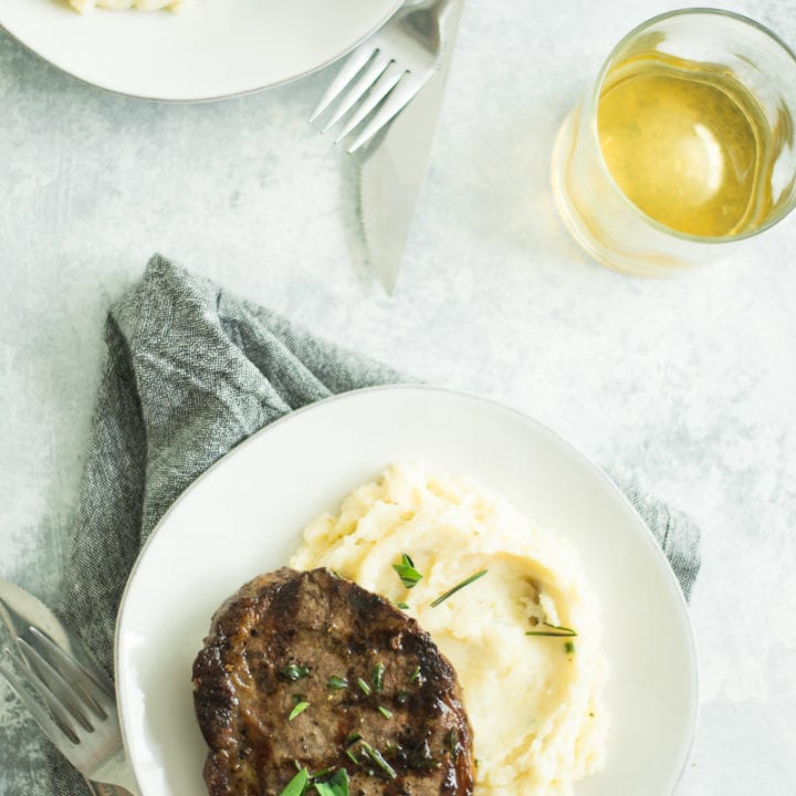 rosemary garlic biutter grilled steaks - sarcastic cooking