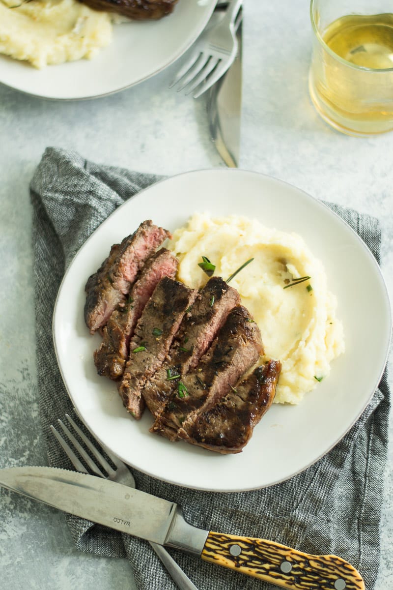 rosemary garlic butter grilled steaks - sarcastic cooking