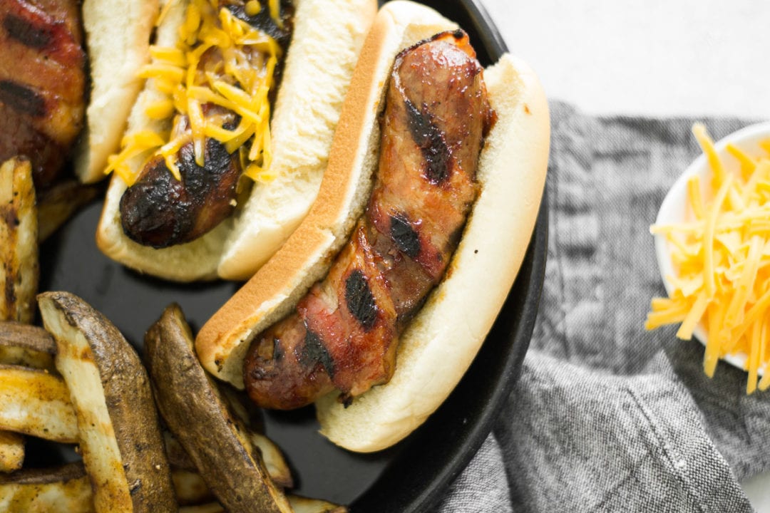 grilled bbq bacon beer brats | sarcastic cooking