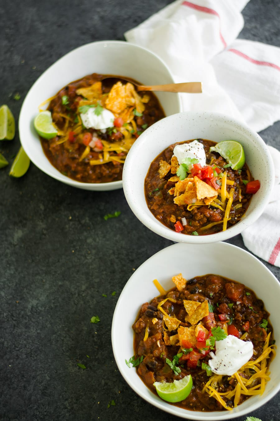 bacon, beef, & pumpkin chili