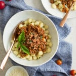 Instant Pot End of Summer Fresh Tomato Bolognese & Gnocchi
