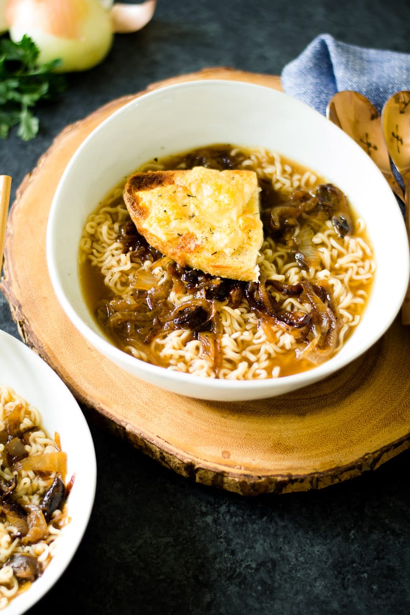 french onion ramen