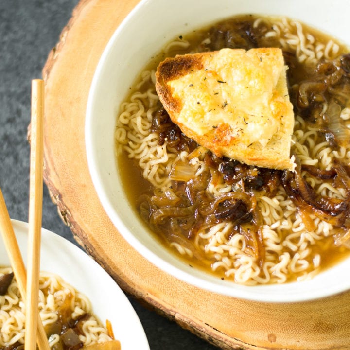 French Onion Ramen - Sarcastic Cooking