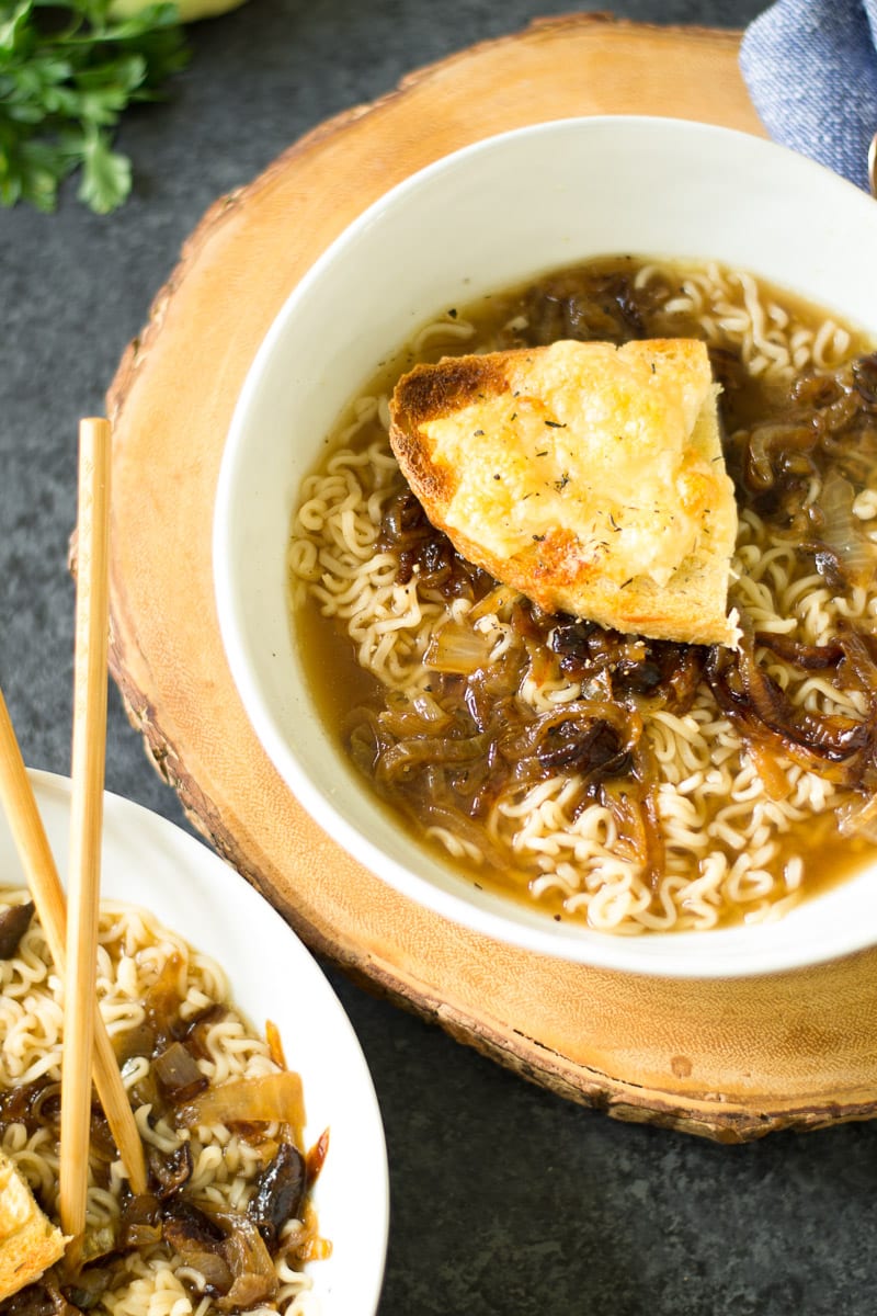 French Onion Ramen - Sarcastic Cooking