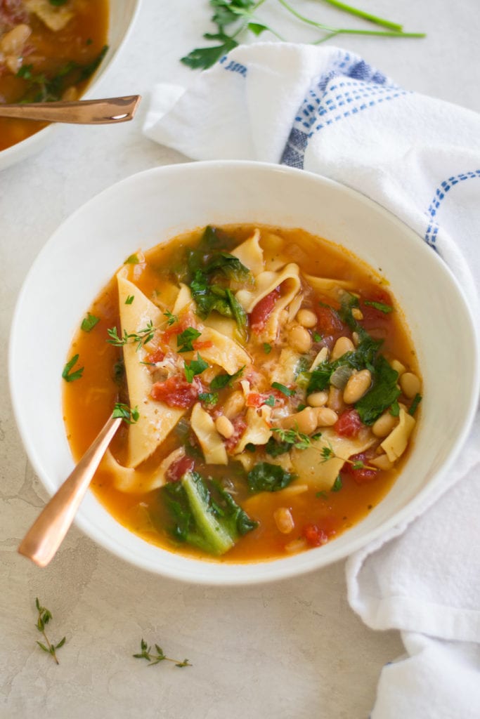 Instant Pot Pasta e Fagioli with Escarole Sarcastic Cooking