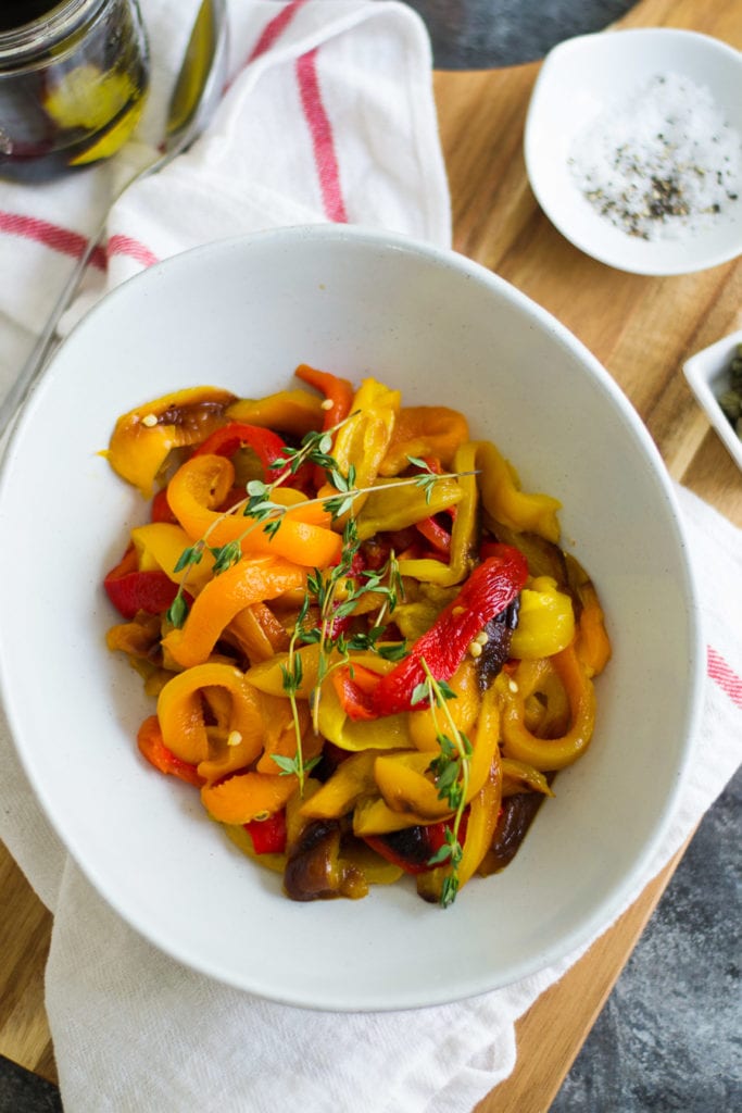 Homemade Roasted Marinated Red Peppers Sarcastic Cooking