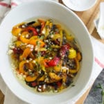 Homemade Roasted Marinated Red Peppers