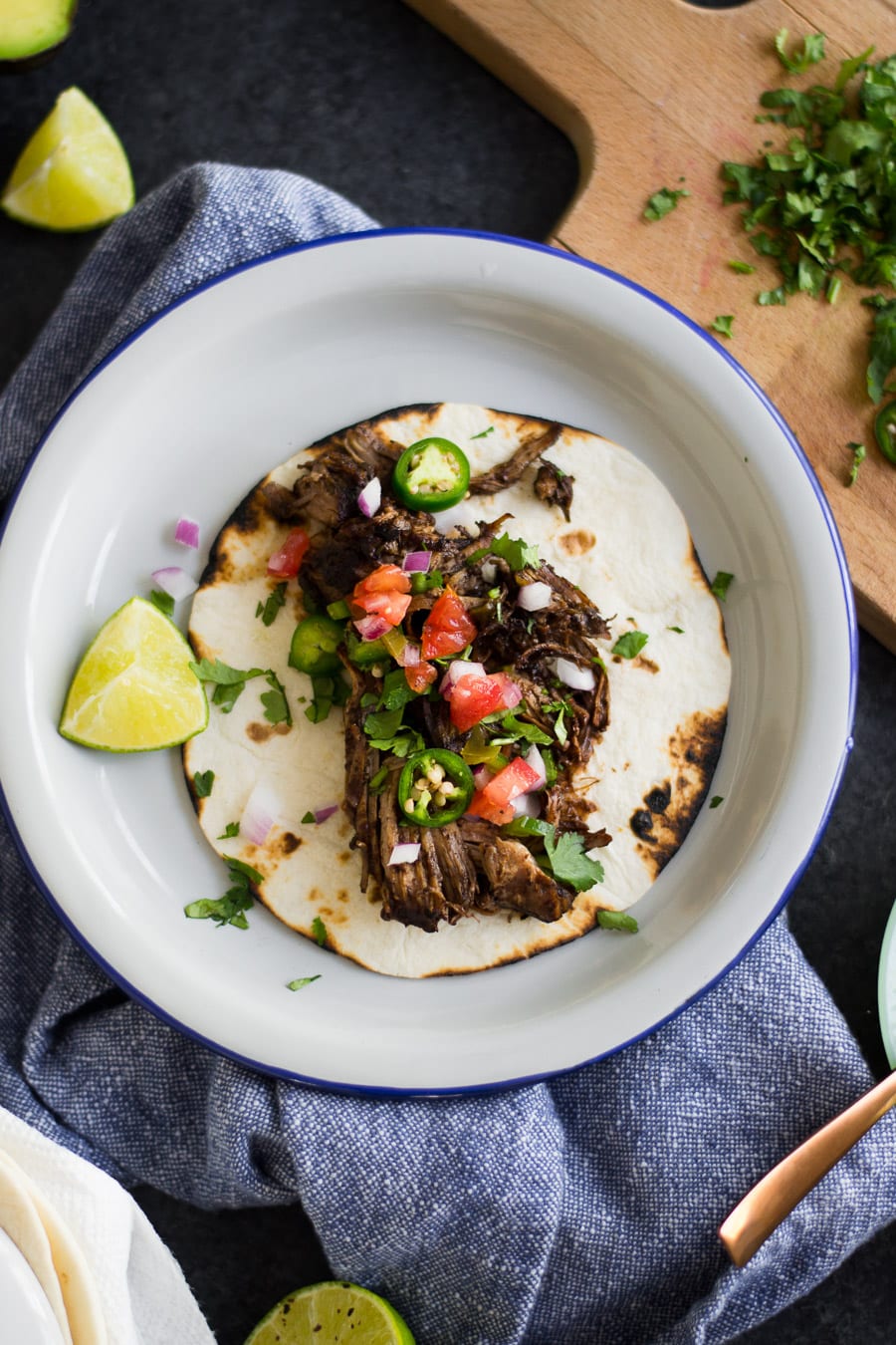 Mole Poblano Carnitas (tacos or burrito bowls) | Sarcastic Cooking