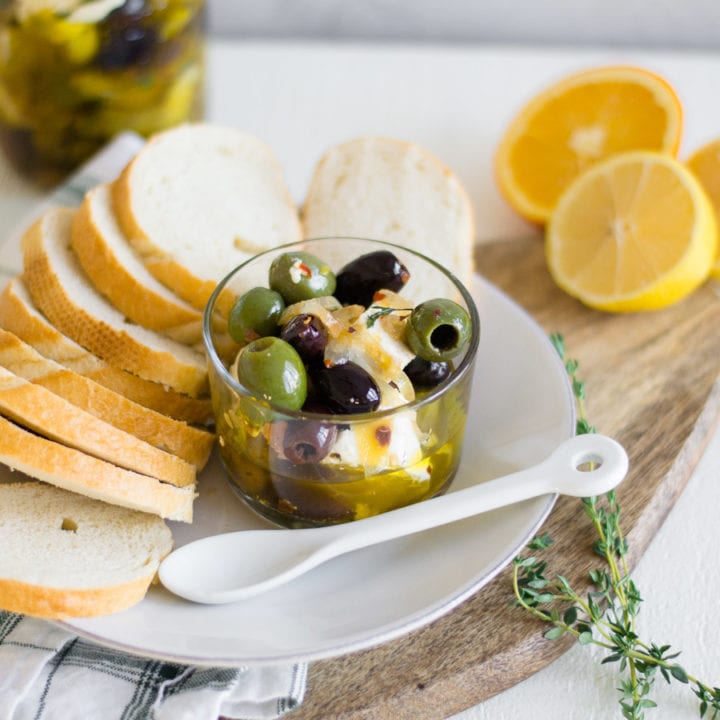 Citrus Marinated Feta and Olives | Sarcastic Cooking