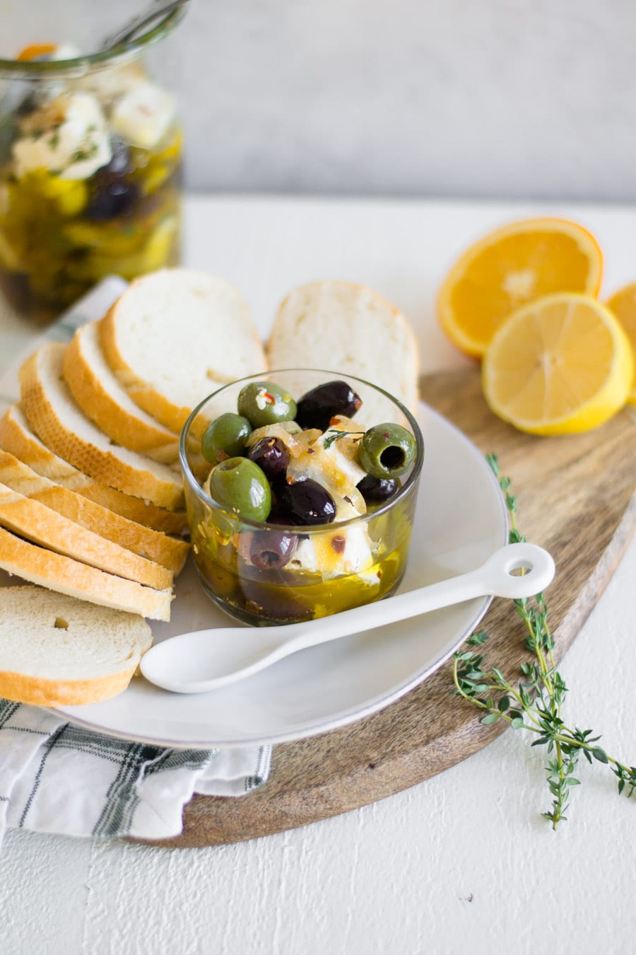 Citrus Marinated Feta and Olives | Sarcastic Cooking