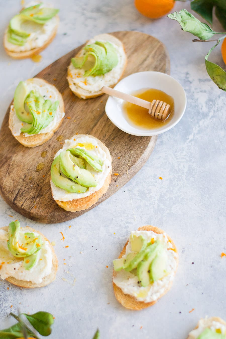 Citrus Honey Whipped Ricotta Avocado Toast | Sarcastic Cooking