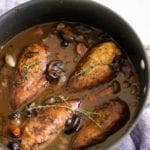 Coq au Vin (Red Wine Braised Chicken)
