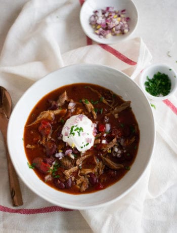 Harissa Pork Chili (slow cooker and Instant Pot recipes) | Sarcastic Cooking