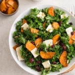 Kale, Sweet Potato, & Brie Salad