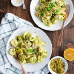 Meyer Lemon, Pistachio, Spinach Pesto Tortellini