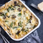 Cheesy Mushroom Mixed Pasta Casserole