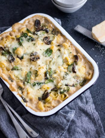 Cheesy Mushroom Mixed Pasta Casserole | Sarcastic Cooking #bakedpasta #meatless