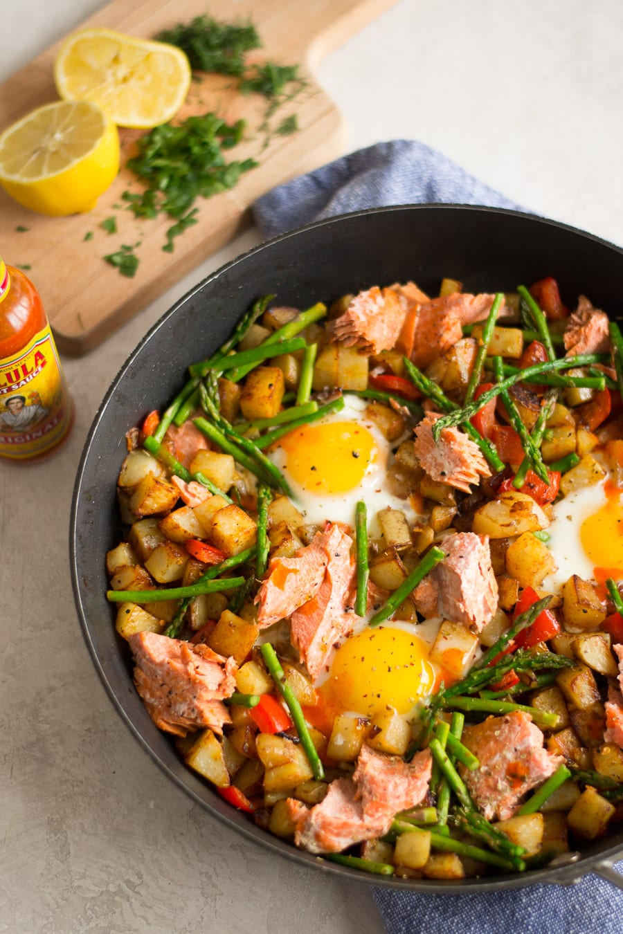 Salmon Hash with Eggs | Sarcastic Cooking