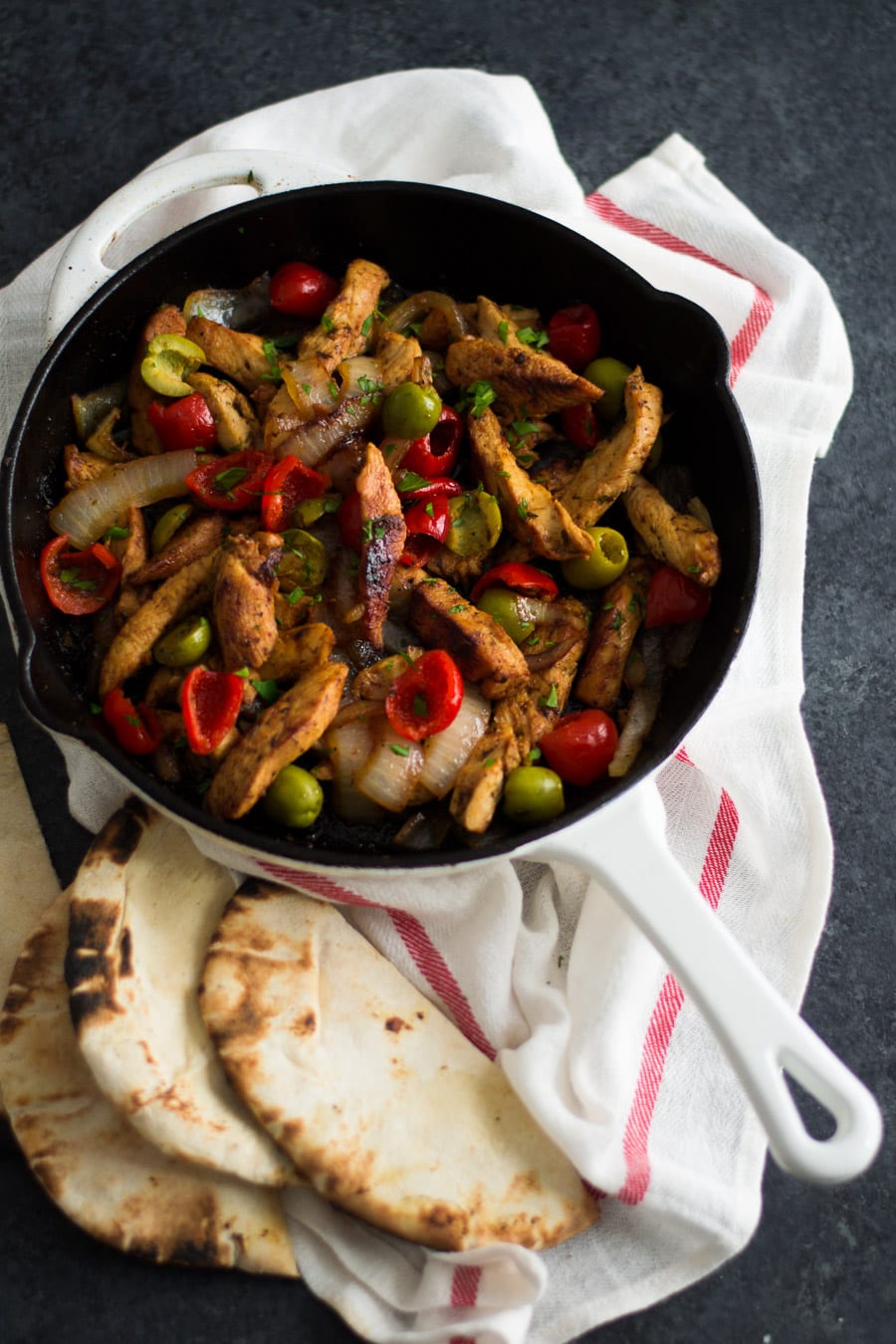 Skillet Greek Chicken | Sarcastic Cooking #easydinner #onepotmeal