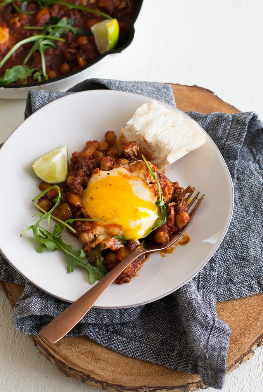 Chickpea and chorizo shakshuka | Sarcastic Cooking