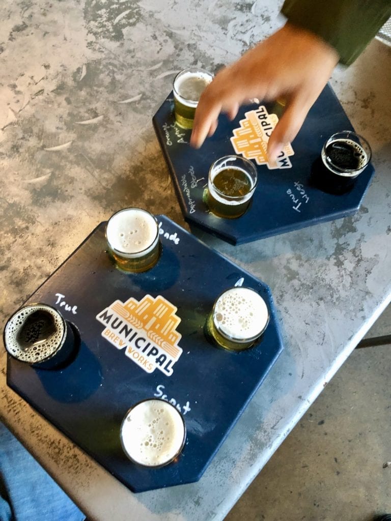 Municipal Brew Works Flight | Sarcastic Cooking