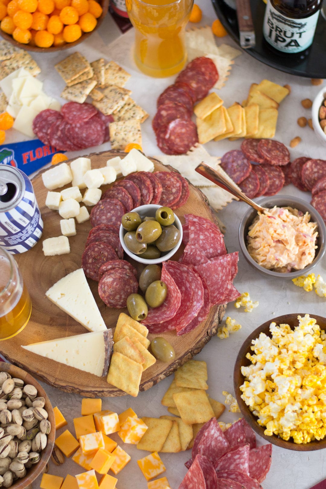 March Madness Meat and Cheese Board | Sarcastic Cooking #marchmadness #appetizer 