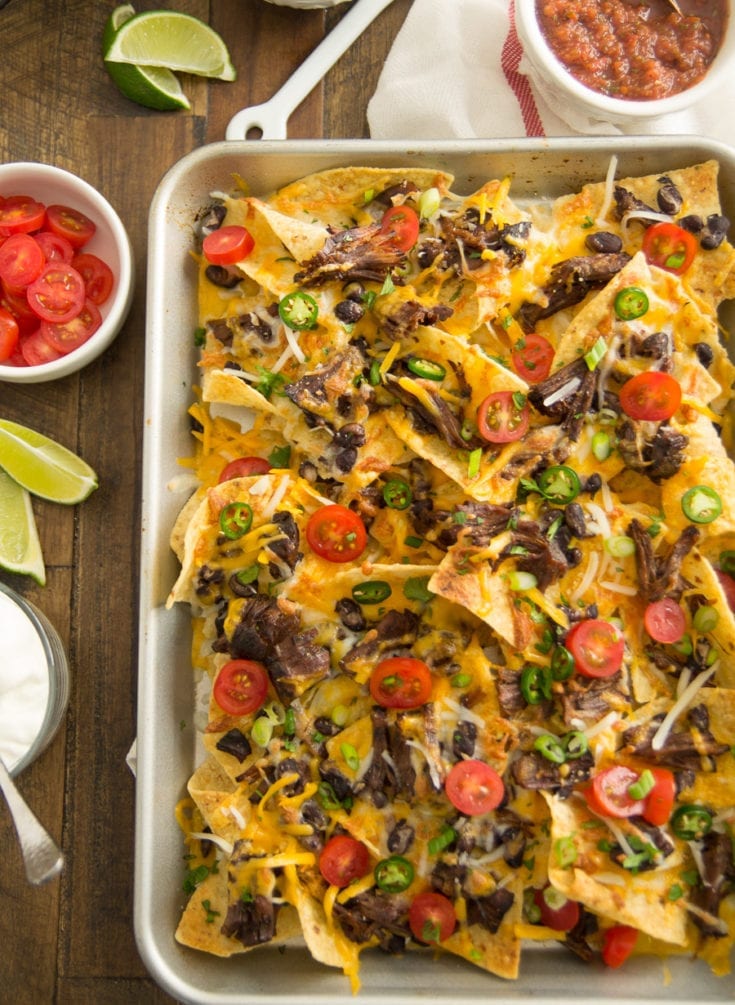 Bourbon Pot Roast Nachos Sarcastic Cooking