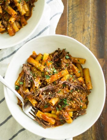 Instant Pot Red Wine Short Rib Ziti from Quick Prep Cooking with Your Instant Pot | Sarcastic Cooking