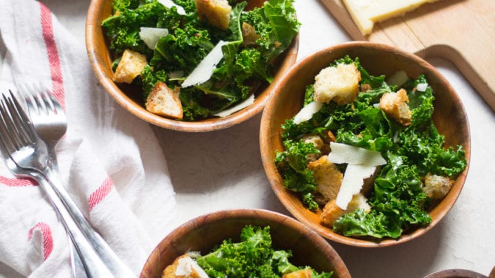 Simple Kale Panzanella