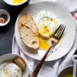 Turkish Poached Eggs and Garlic Dill Yogurt