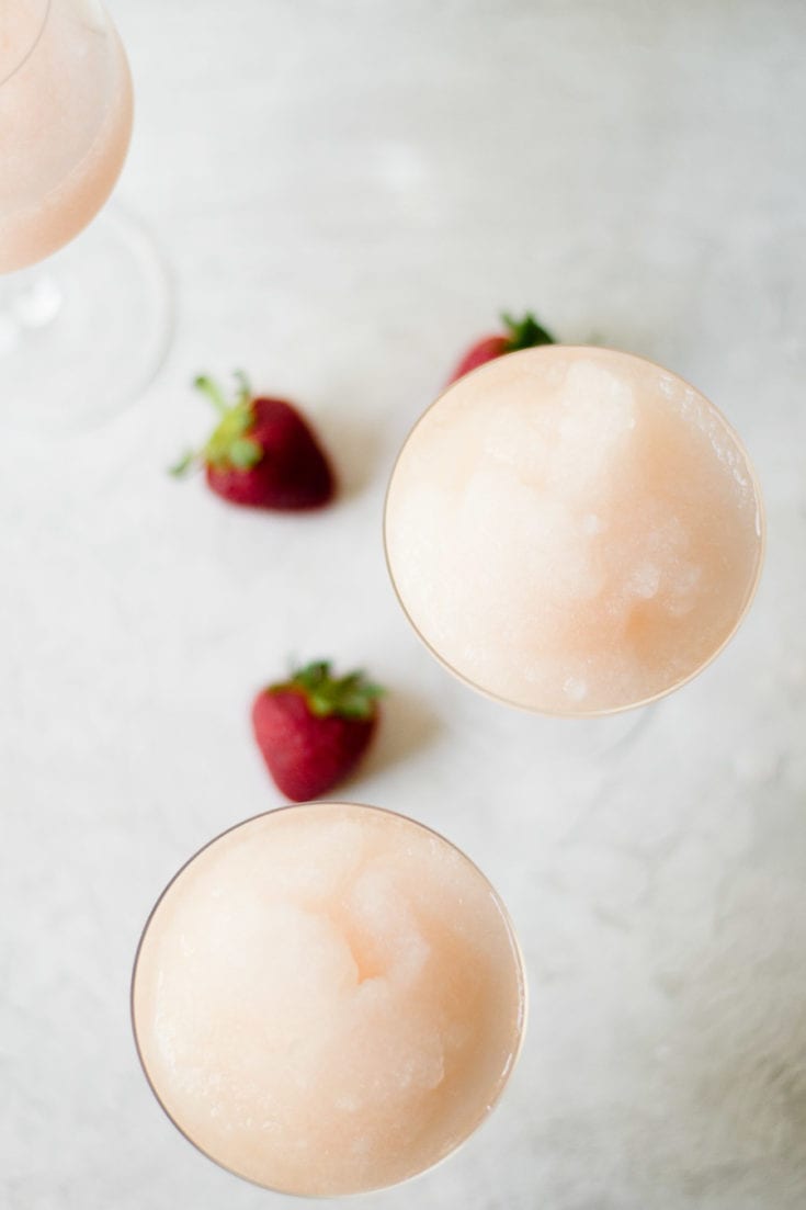 Easy Strawberry Grapefruit Frosé Sarcastic Cooking