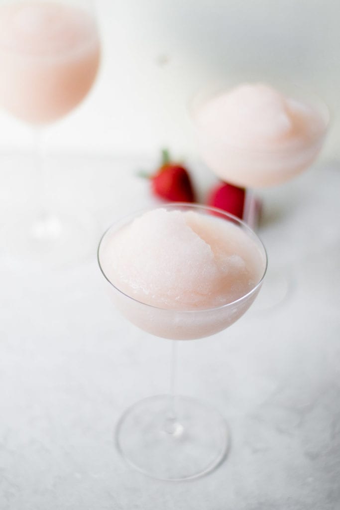 Easy Strawberry Grapefruit Frosé | Sarcastic Cooking