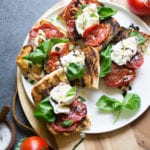 Grilled Tomato and Burrata Sandwiches