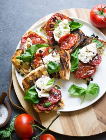 Grilled Tomato & Burrata Sandwiches | Sarcastic Cooking