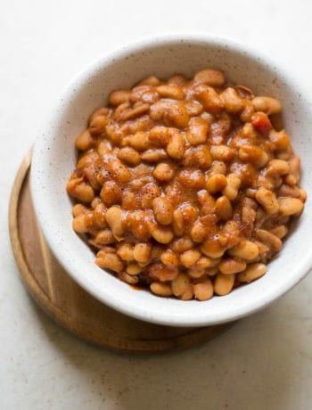 Instant Pot Vegan Baked Beans | Sarcastic Cooking