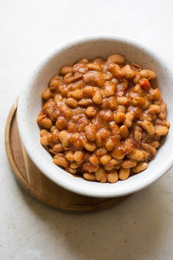 Instant pot vegetarian online baked beans