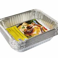 eHomeA2Z Aluminum Pans Half Size Disposable 9" x 13" (10 Pack) (10, Half Size)