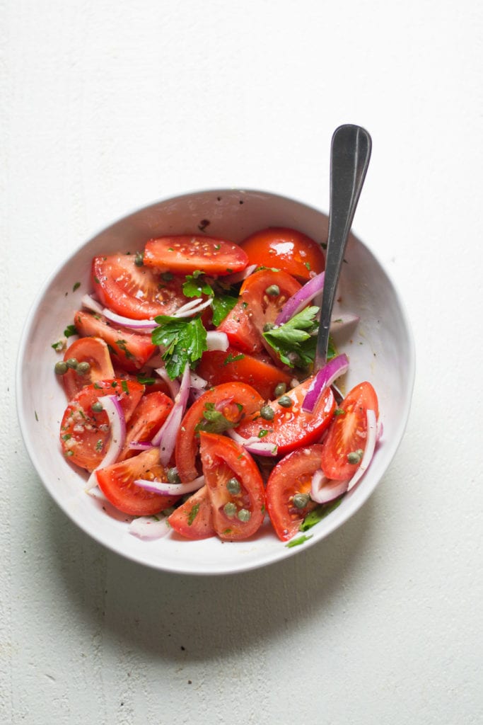 Fresh Summer Tomato Salad | Sarcastic Cooking