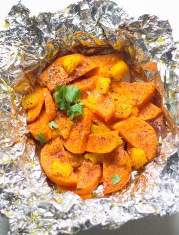 Grilled Mango Sweet Potatoes | Sarcastic Cooking