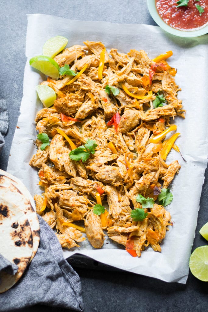 Slow Cooker Fajita Chicken - instant Pot Version too | Sarcastic Cooking